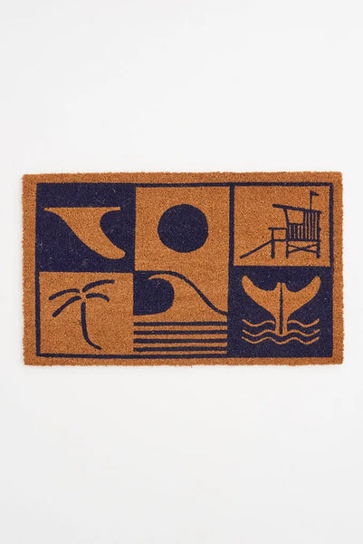 Batela Felpudo con Motivos Surferos: Dale la Bienvenida al Estilo