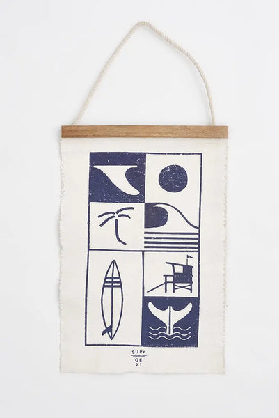 Batela Lámina con Motivos Surferos: Arte para los Amantes del Surf