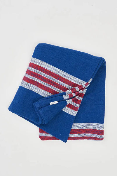 Batela Manta de algodón a rayas: suave y con estilo marinero