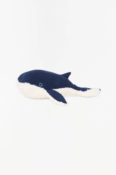Batela Peluche de ballena blanco y azul de 50 cm - D2274 - Batela