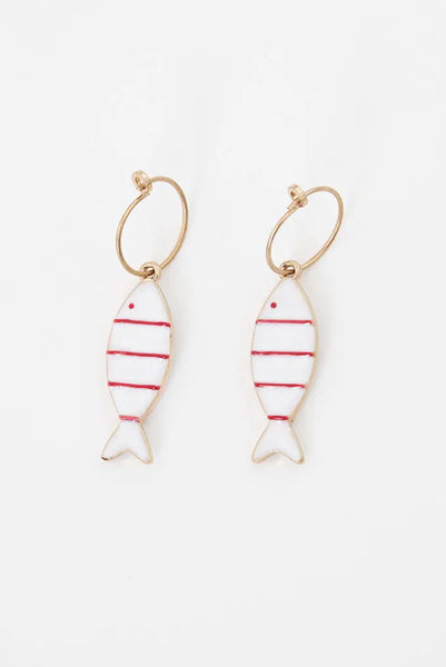 Batela Pendientes con forma de pez: un toque náutico y elegante