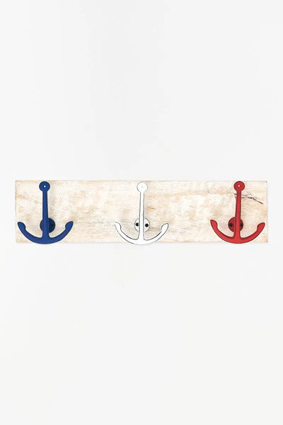 Batela Perchero triple de anclas en tres colores - D805 - Batela