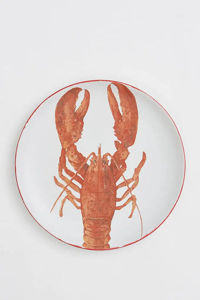 Batela Plato de Cerámica con Langosta - Elegancia Náutica para tu Mesa