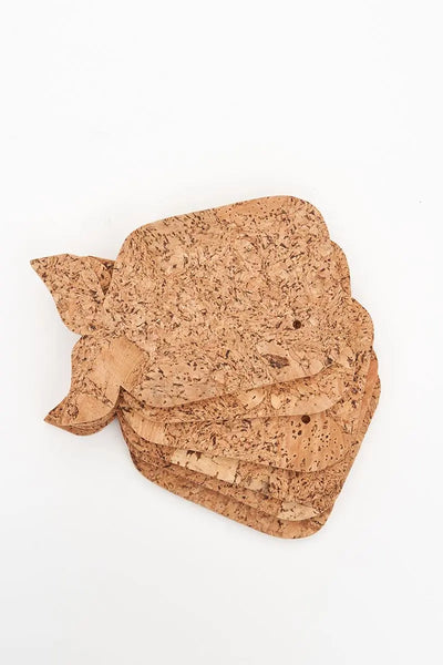 Batela Posavasos en corcho con forma de ballena (Pack de 6) - Batela