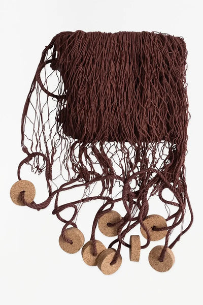 Batela Red de pesca con flotadores marron - D1202M - Batela