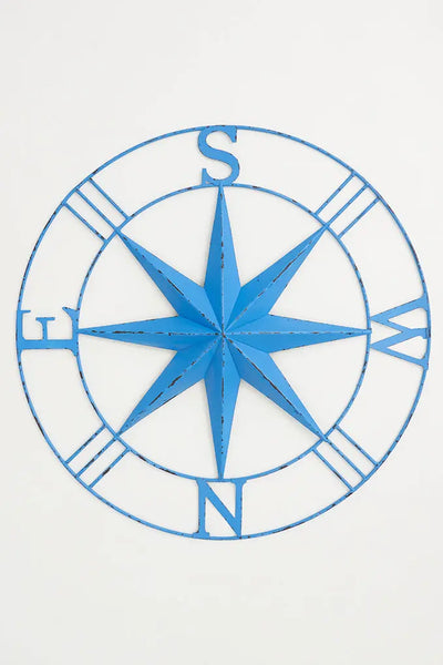 Batela Rosa de los Vientos Metálica y decorativa de Pared