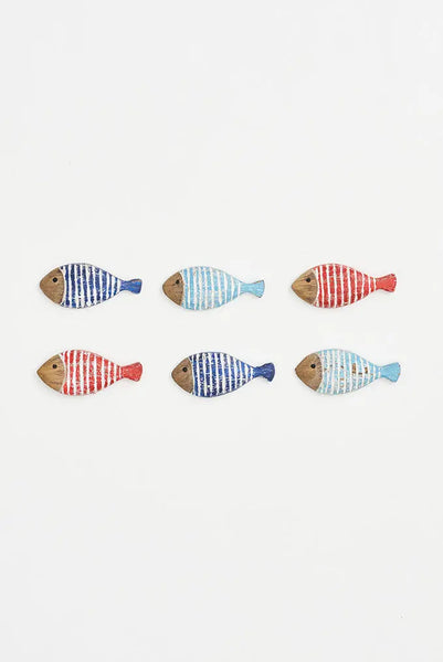 Batela Set de Imanes con Encanto Náutico: Peces a Rayas para Decorar