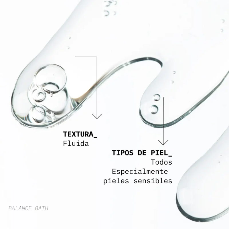 Beauté Mediterranea Balance Bath Con Agua Floral De Cáñamo Sin Sulfatos