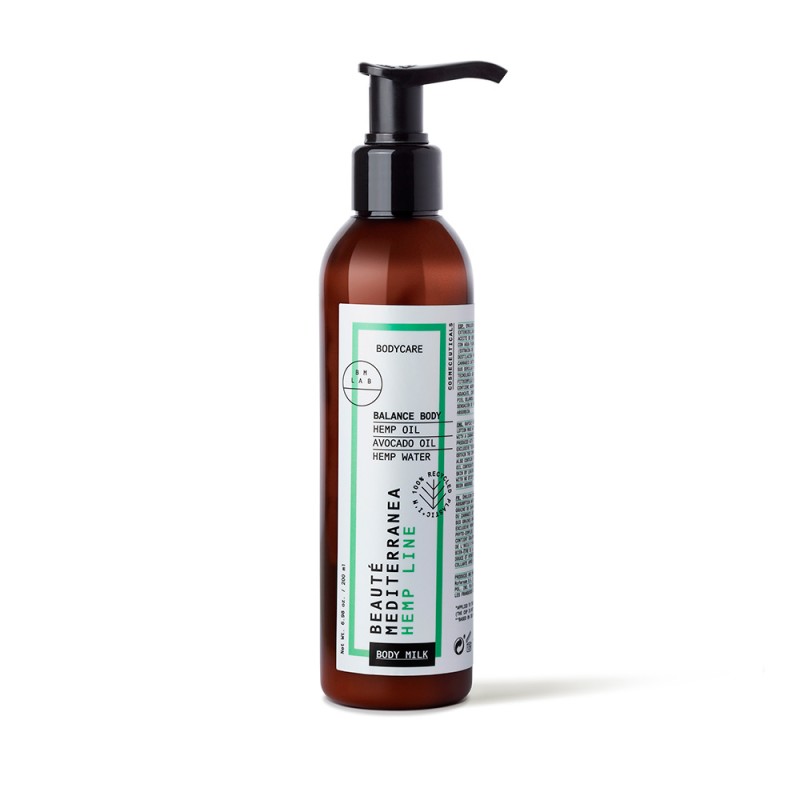 Beauté mediterranea Balance Body con aceite de Cáñamo de Aguacate y Niacinamida