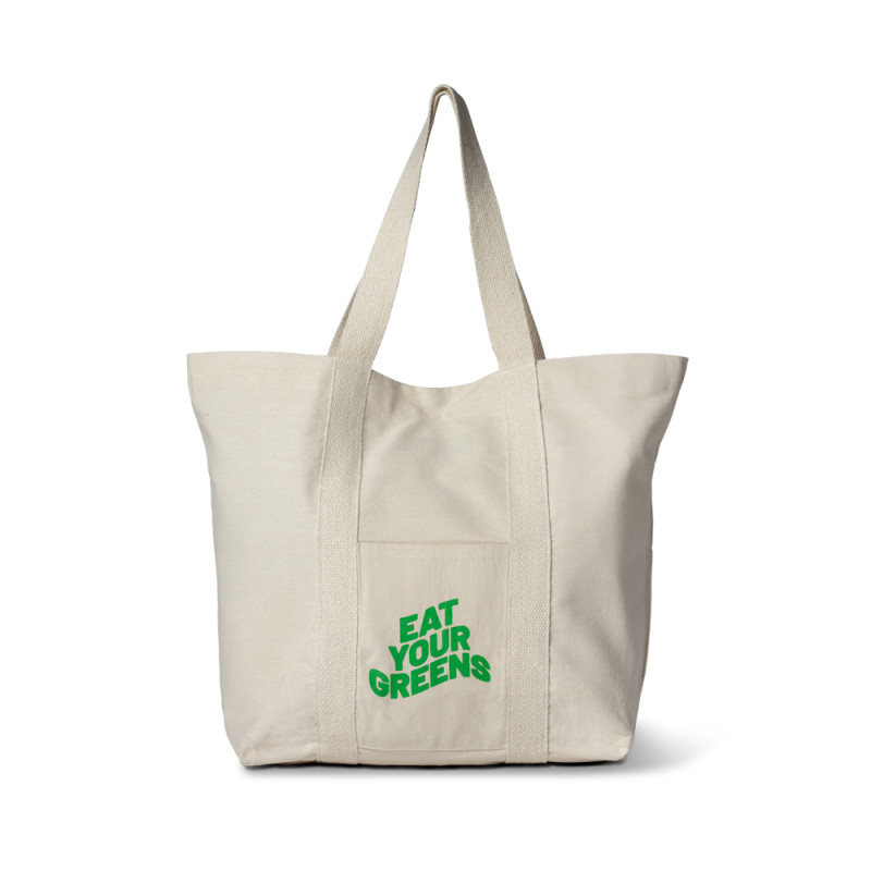 Beauté mediterranea Eat Your Greens Tote Bag M