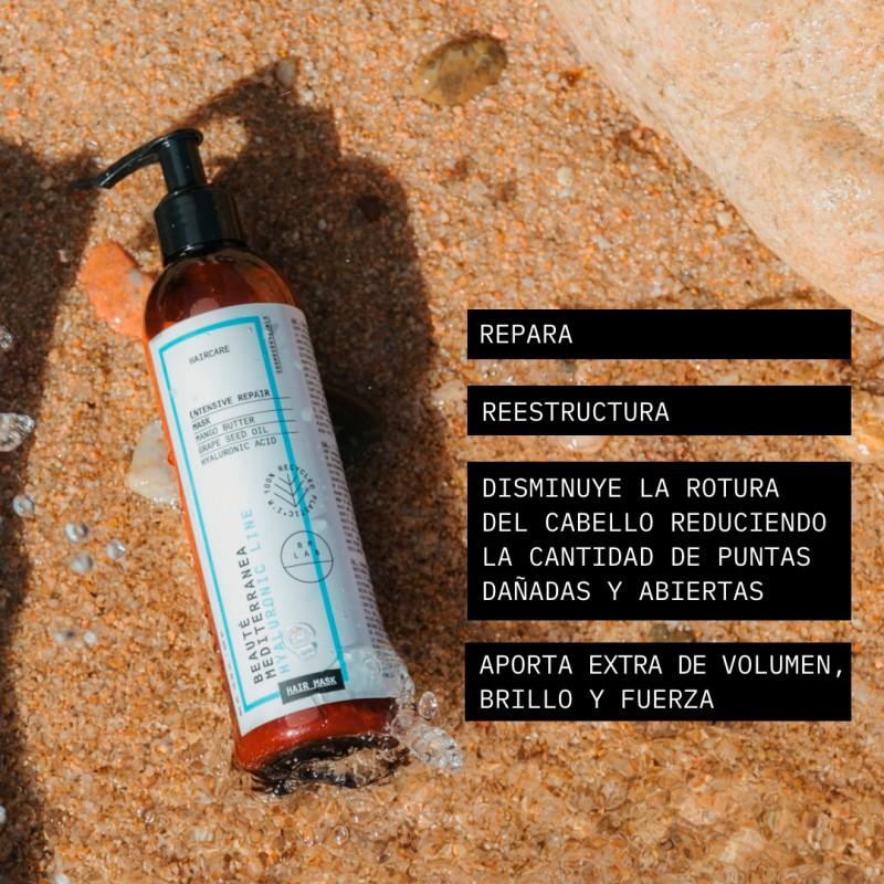 Beauté Mediterranea Intensive Repair Mask Con Ácido Hialurónico Sin Sulfatos
