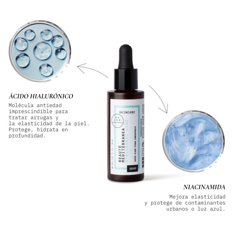 Beauté Mediterranea Super Plump Hydra Concentrate Serum Con ácido Hyalurónico