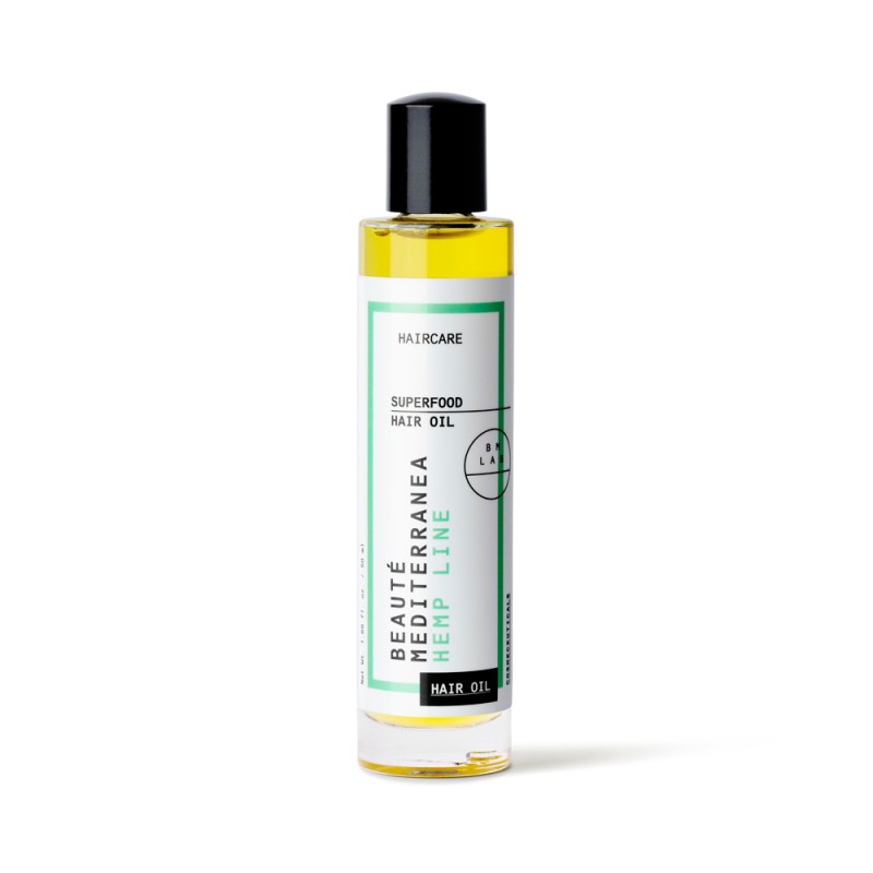 Beauté mediterranea Superfood Hairoil con aceite de Cáñamo y de Abisinia