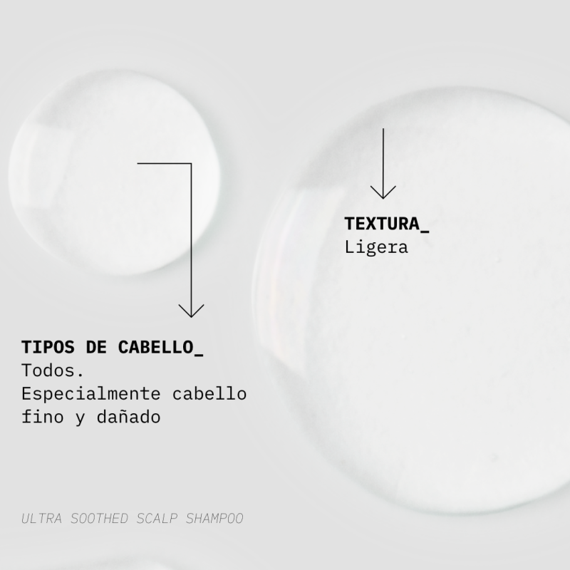 Beauté Mediterranea Ultra Soothed Scalp Champú Con Aceite De Cáñamo Sin Sulfatos