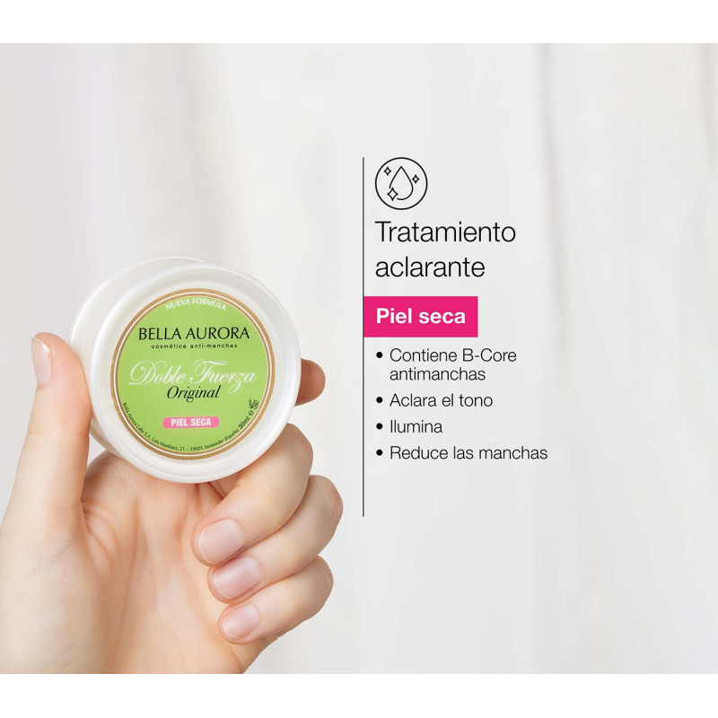 Bella Aurora Doble Fuerza Para Piel Seca. Crema Aclarante