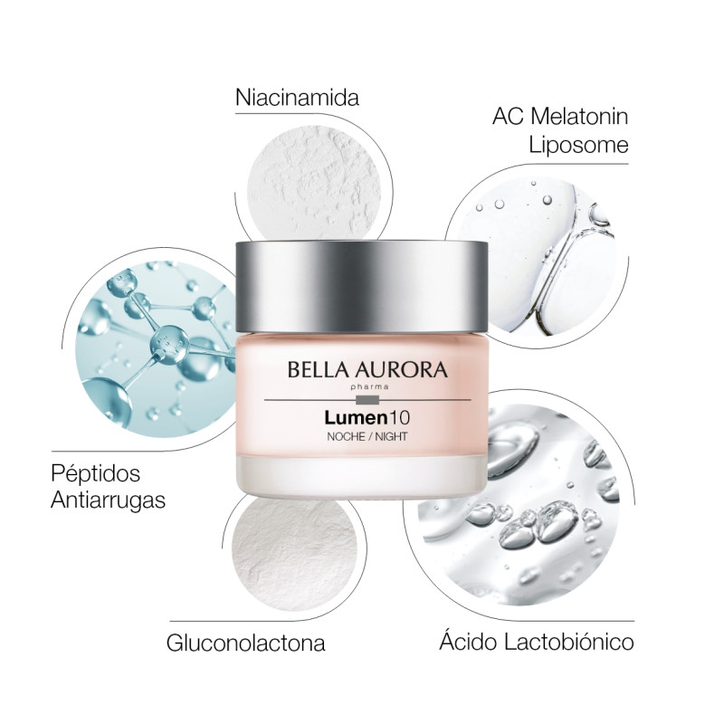 Bella Aurora Lumen10 Crema Antiedad Antimanchas Noche