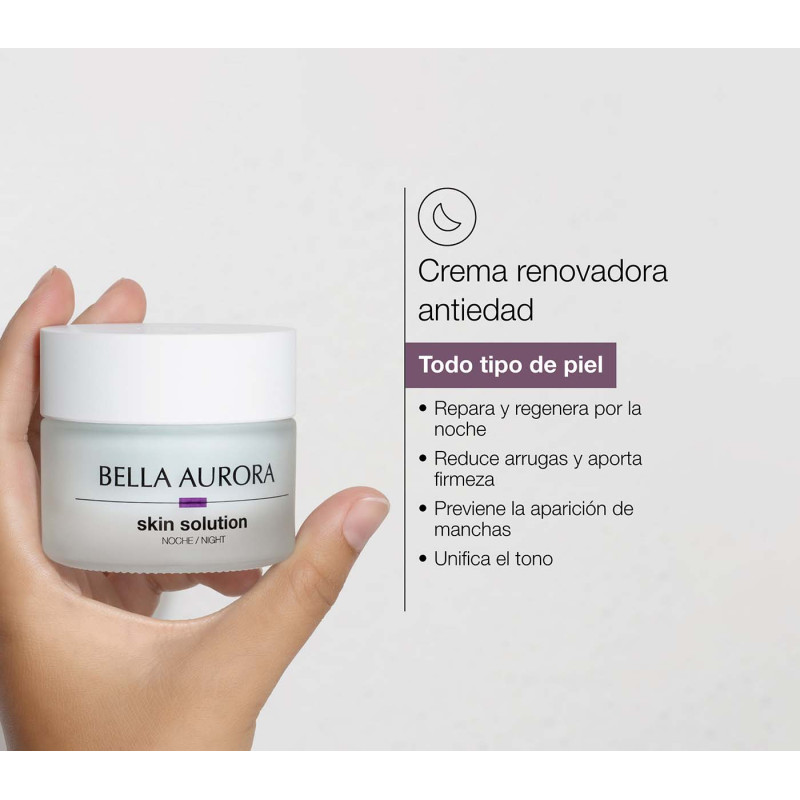Bella Aurora Night Solution Crema Antiedad De Noche Y Bálsamo Reparador