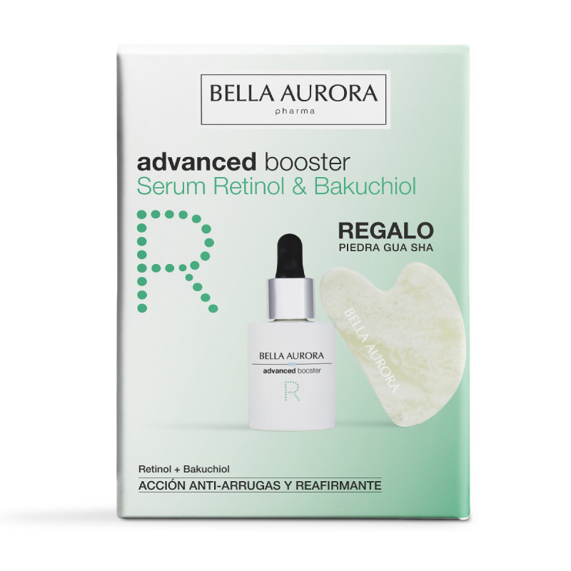Bella Aurora Pack Advanced Booster Retinol & Bakuchiol + Gua Sha