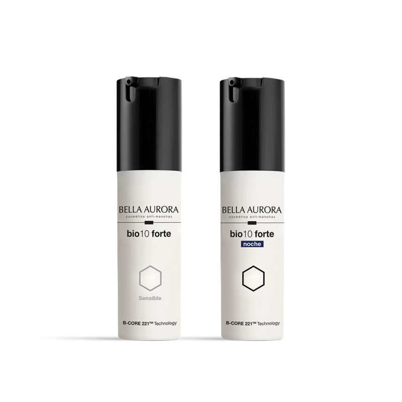 Bella Aurora Tratamiento Intensivo para Piel Sensible con SPF. bio10 forte + Noche