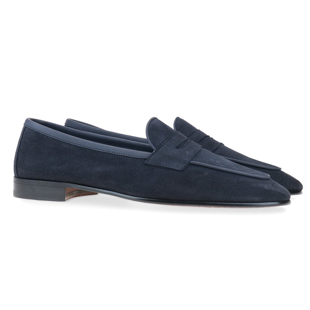 Berwick 1707 5541-T01 JANUS CALF NAVY - sin forro