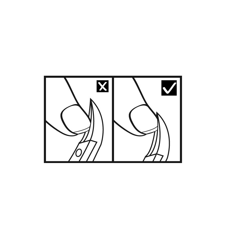 Beter Alicate Manicura Pieles Superpuesto Inoxidable