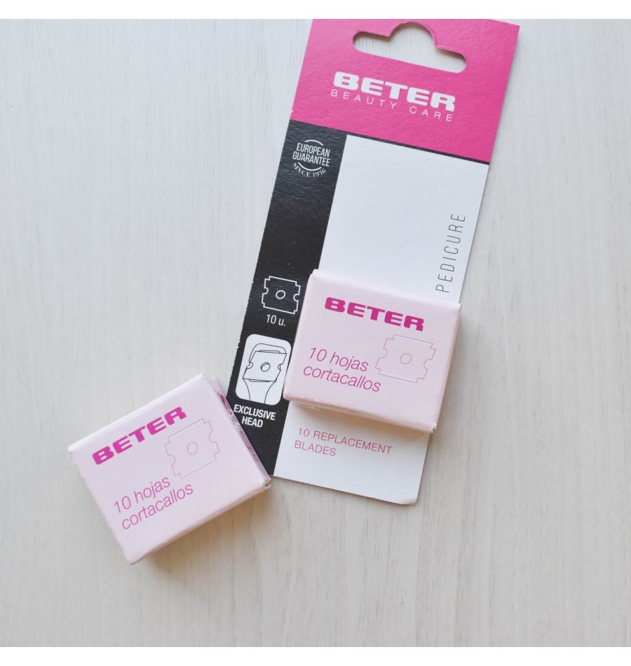 Beter 10 Hojas Repuesto Cortacallos