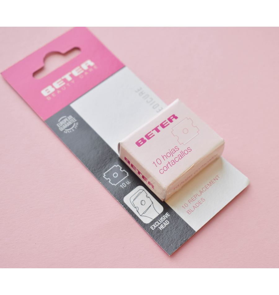 Beter 10 Hojas Repuesto Cortacallos