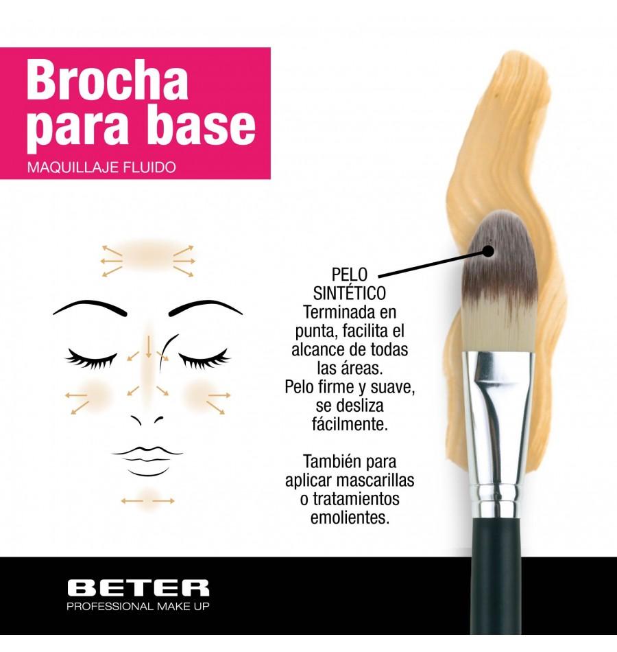 Beter Brocha De Maquillaje Líquido. Pelo Sintético