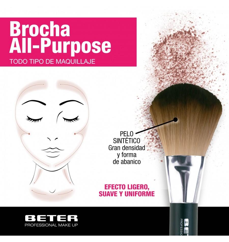 Beter Brocha De Maquillaje Pelo Sintético