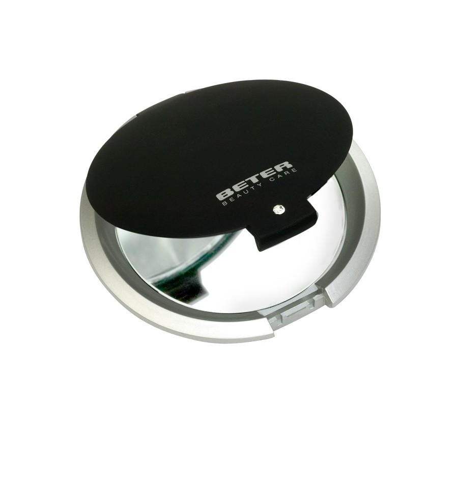 Beter Espejo de bolso doble normal y aumento x2