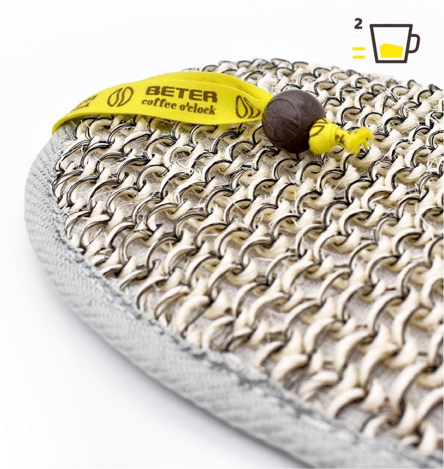 Beter Esponja De Sisal Y Lino Coffee O Clock