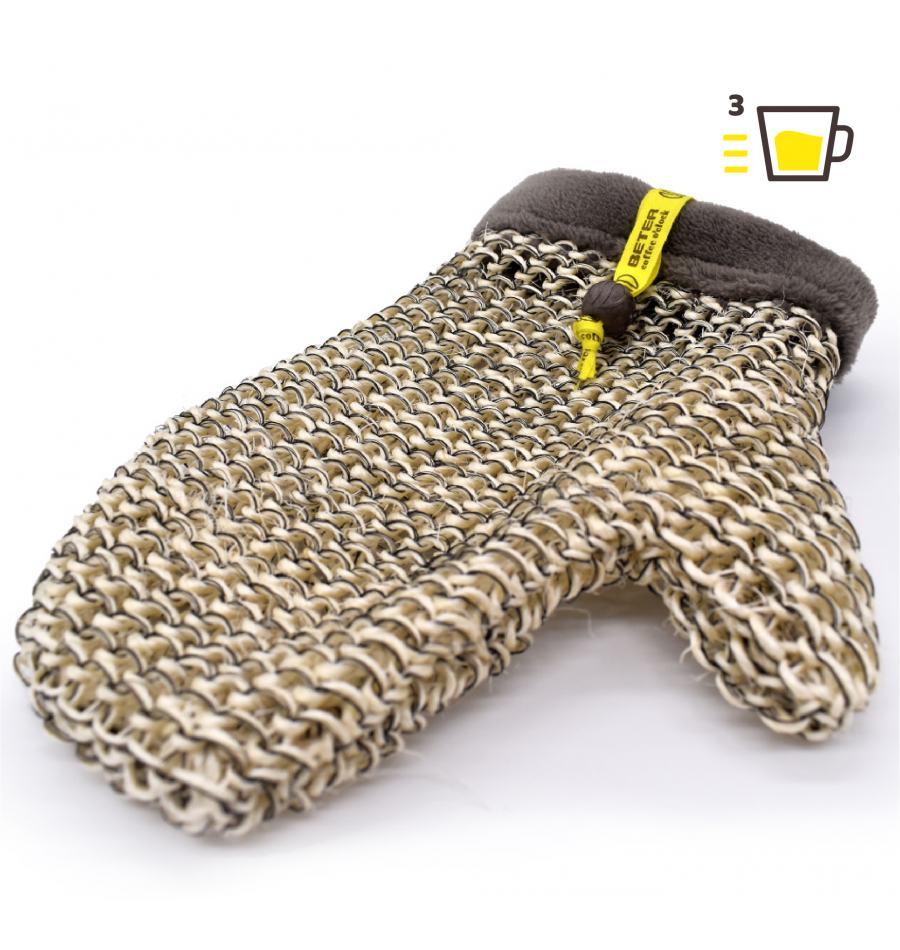 Beter Guante De Sisal Y Lino Coffee O Clock