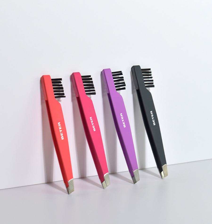 Beter Pinza de depilar con cepillo Betty Brow