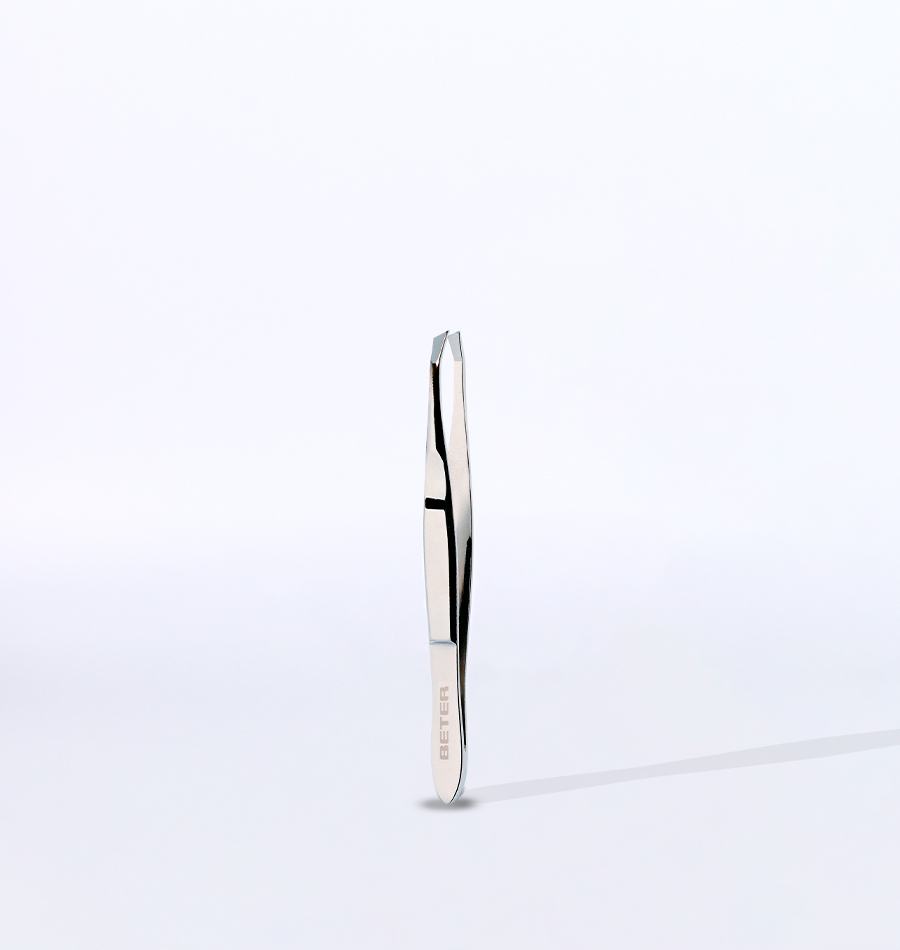 Beter Pinza de depilar punta cangrejo niquelada