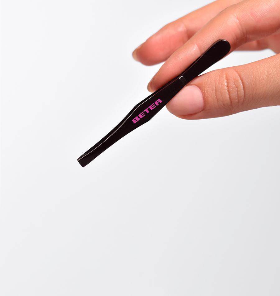 Beter Pinza De Depilar Punta Recta Pavonada