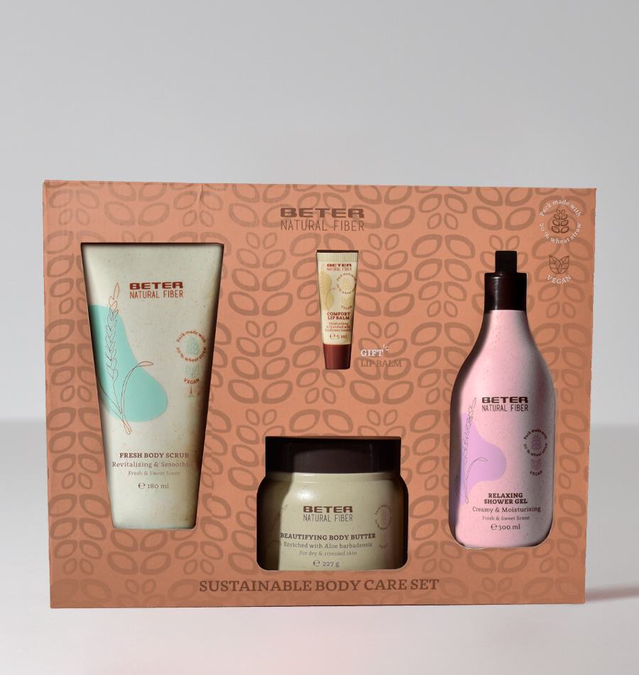 Beter Set regalo cuidado corporal Natural Fiber