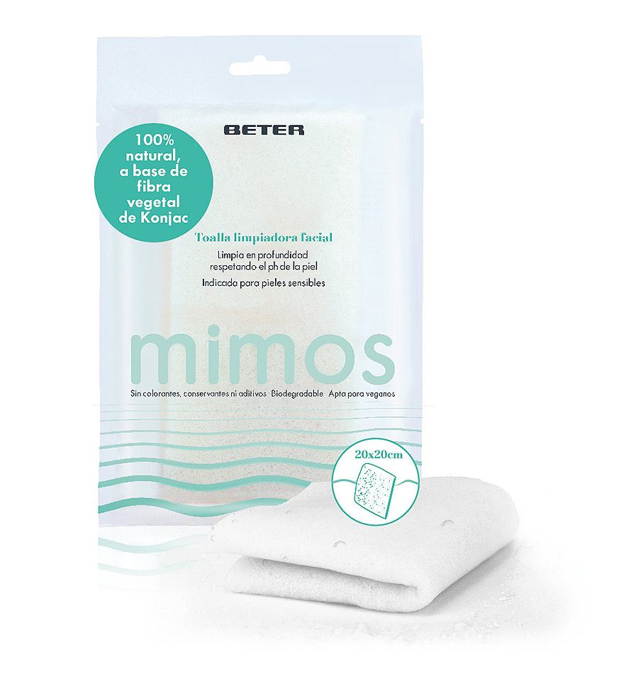 Beter Toalla facial de konjac Mimos