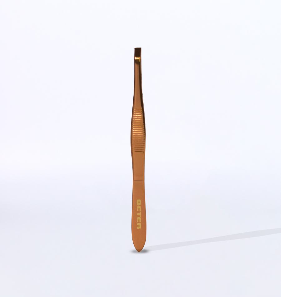 Beter Pinza De Depilar Punta Cangrejo Cobreada 8 3 Cm