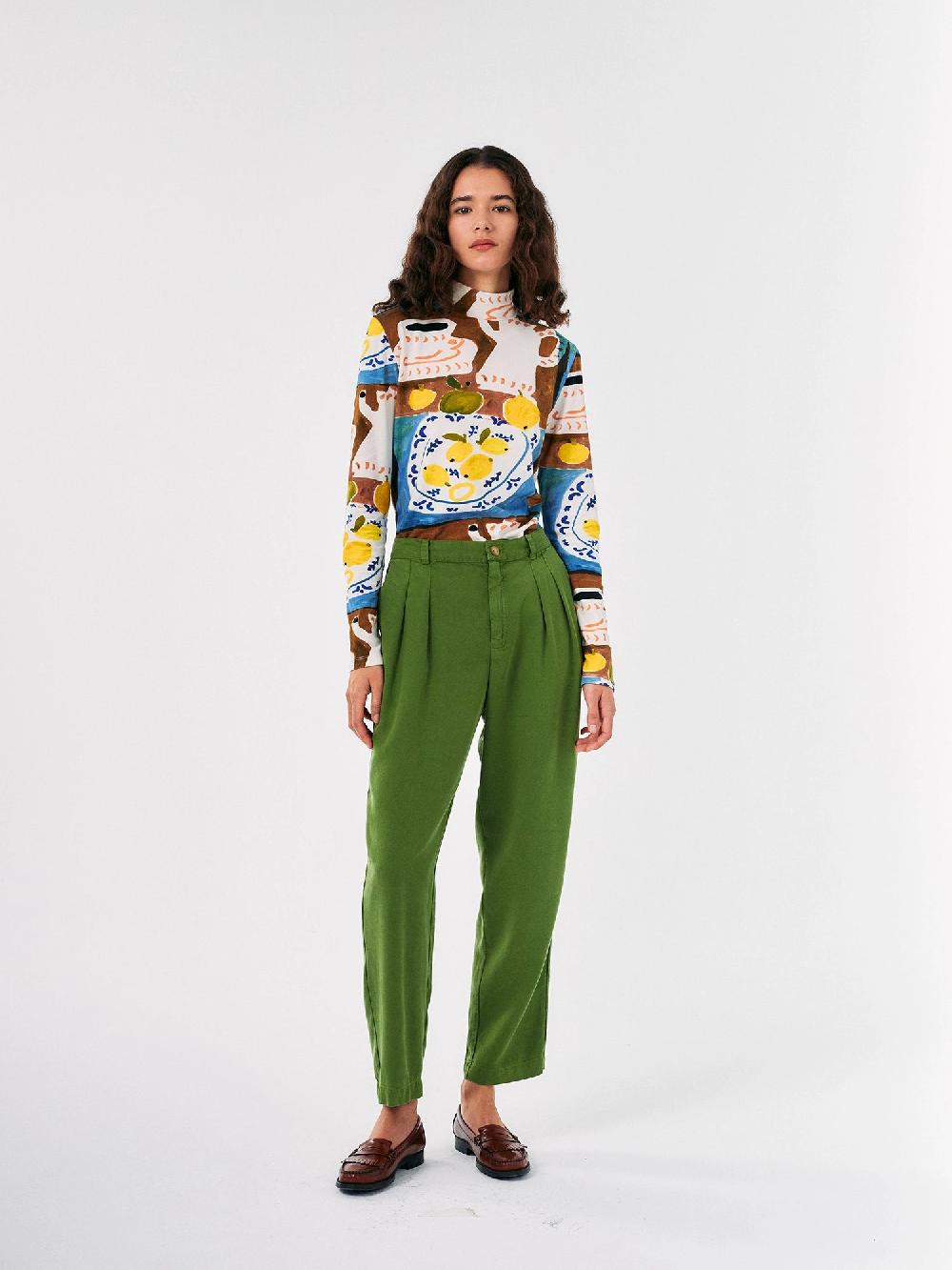 Bobo Choses Abstract Tea Time Print Turtle Neck T-shirt