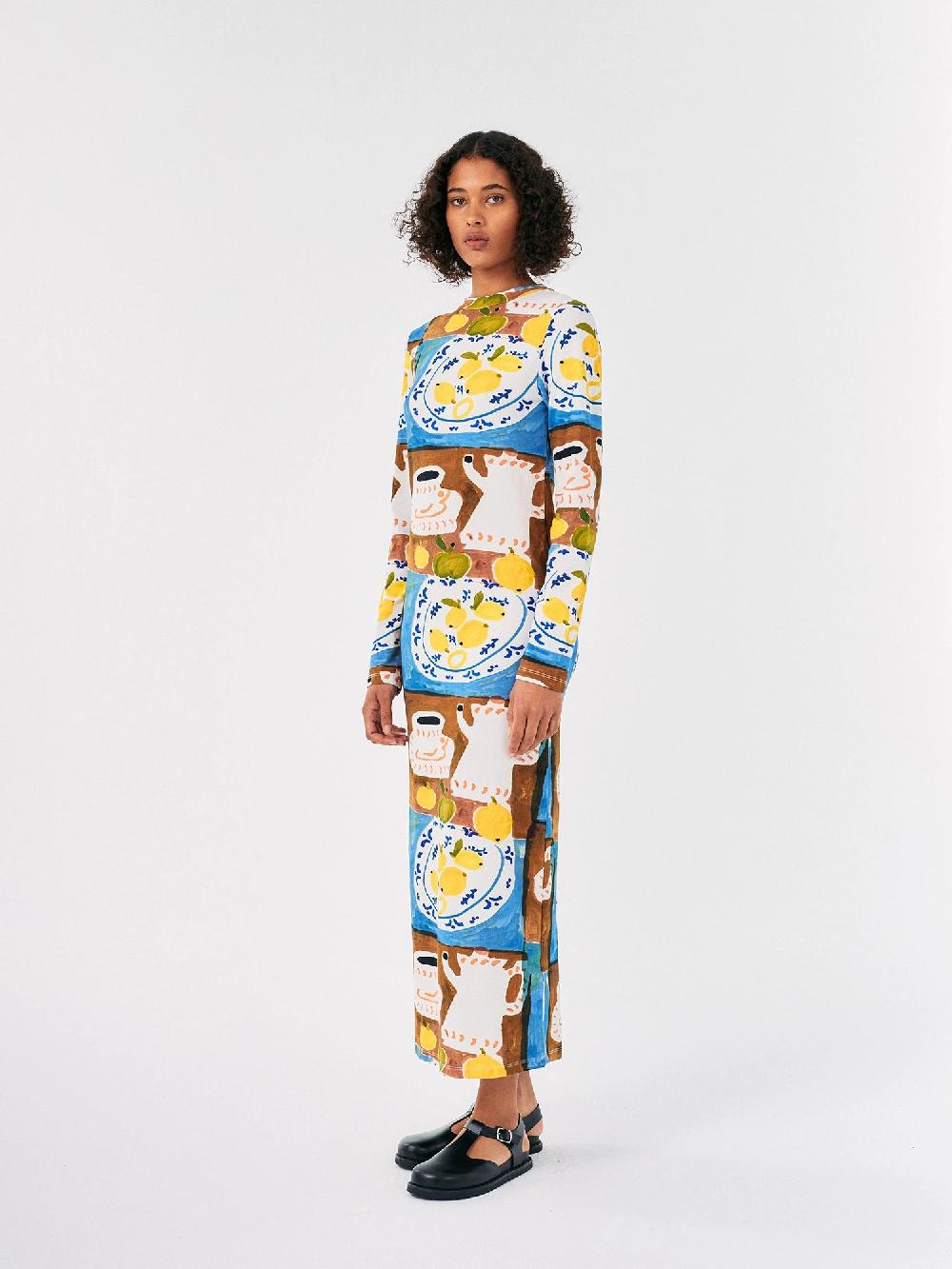 Bobo Choses Abstract Tea Time Printed Bodycon Dress