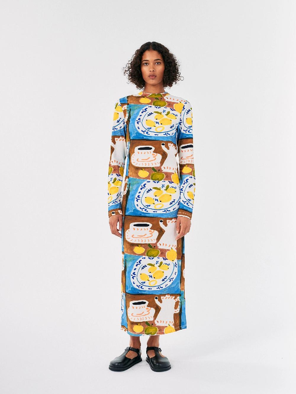 Bobo Choses Abstract Tea Time Printed Bodycon Dress