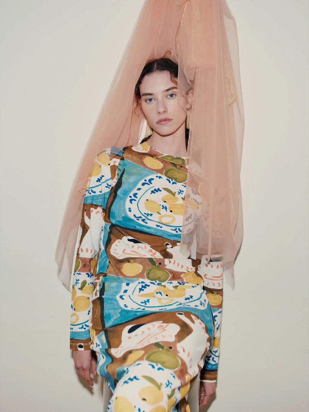 Bobo choses Abstract Tea Time printed bodycon dress