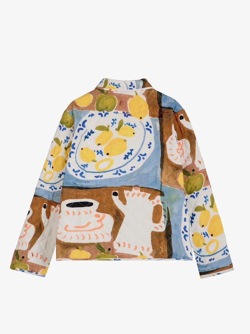 Bobo Choses Abstract Tea Time Printed Quilted Jacket