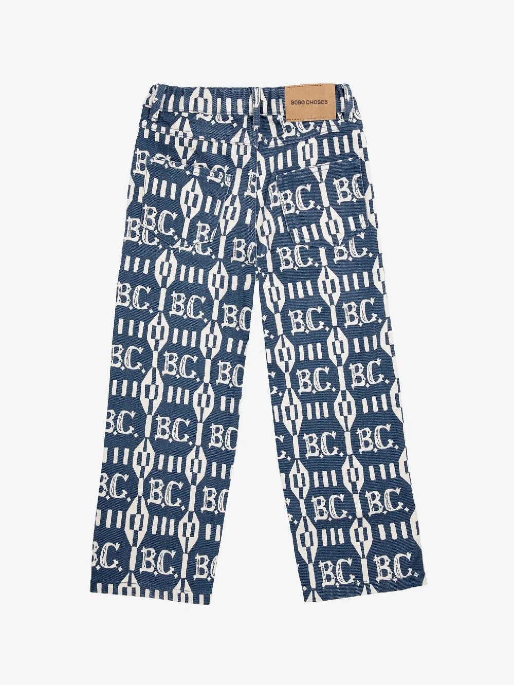 Bobo Choses B.C Vintage All Over Five Pockets Straight Pants