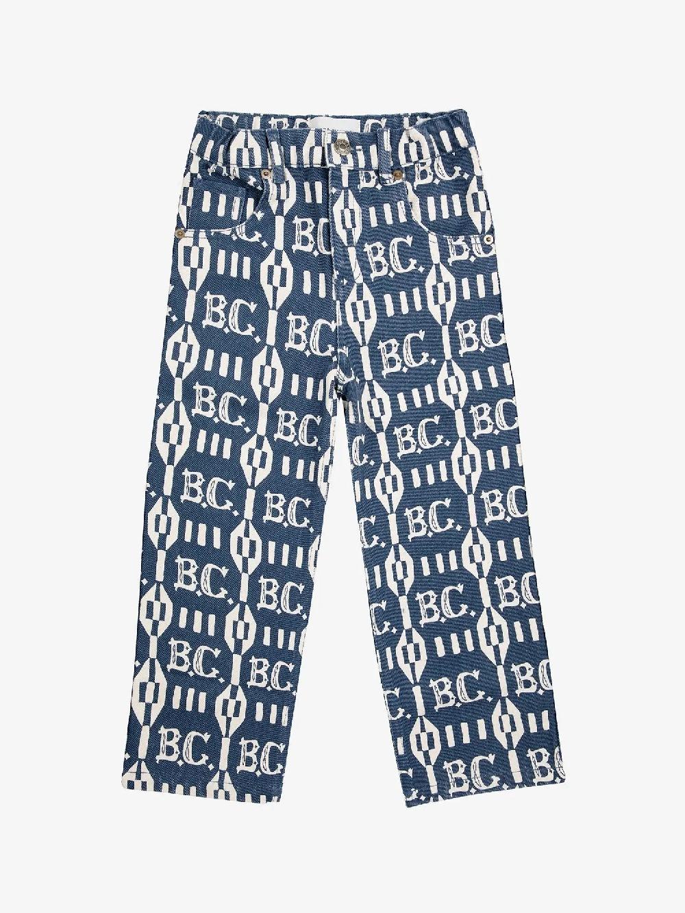 Bobo choses B.C Vintage all over five pockets straight pants