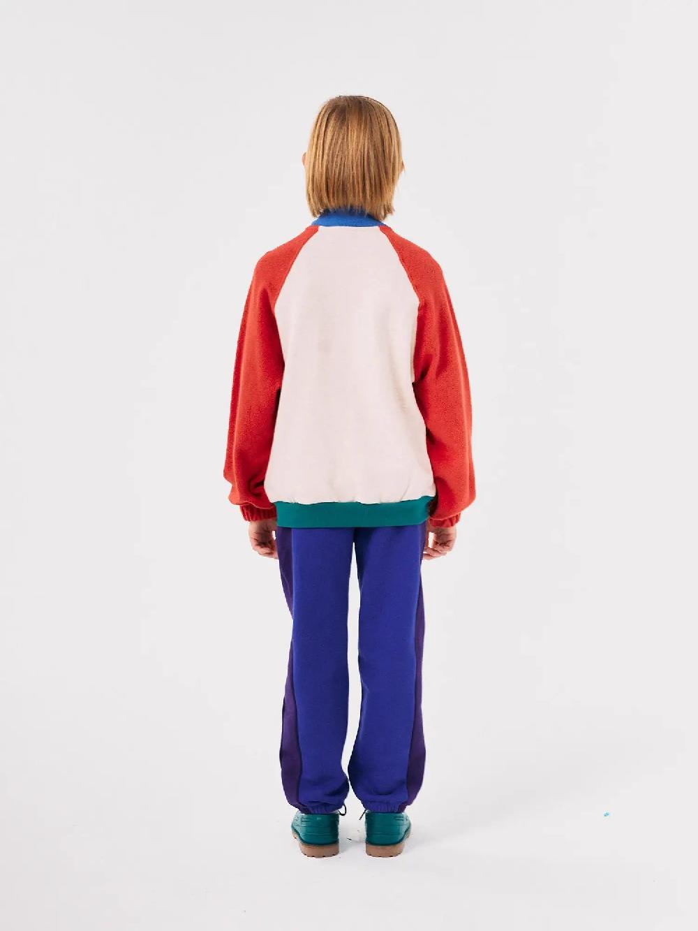 Bobo Choses B.C Vintage Color Block Zipped Sweatshirt