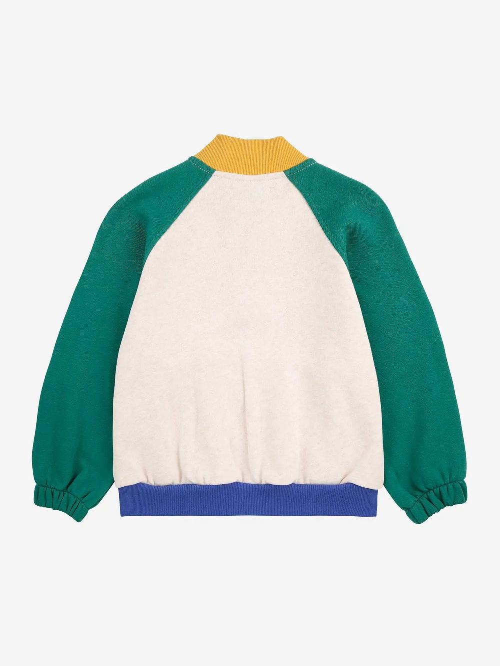 Bobo Choses B.C Vintage Color Block Zipped Sweatshirt