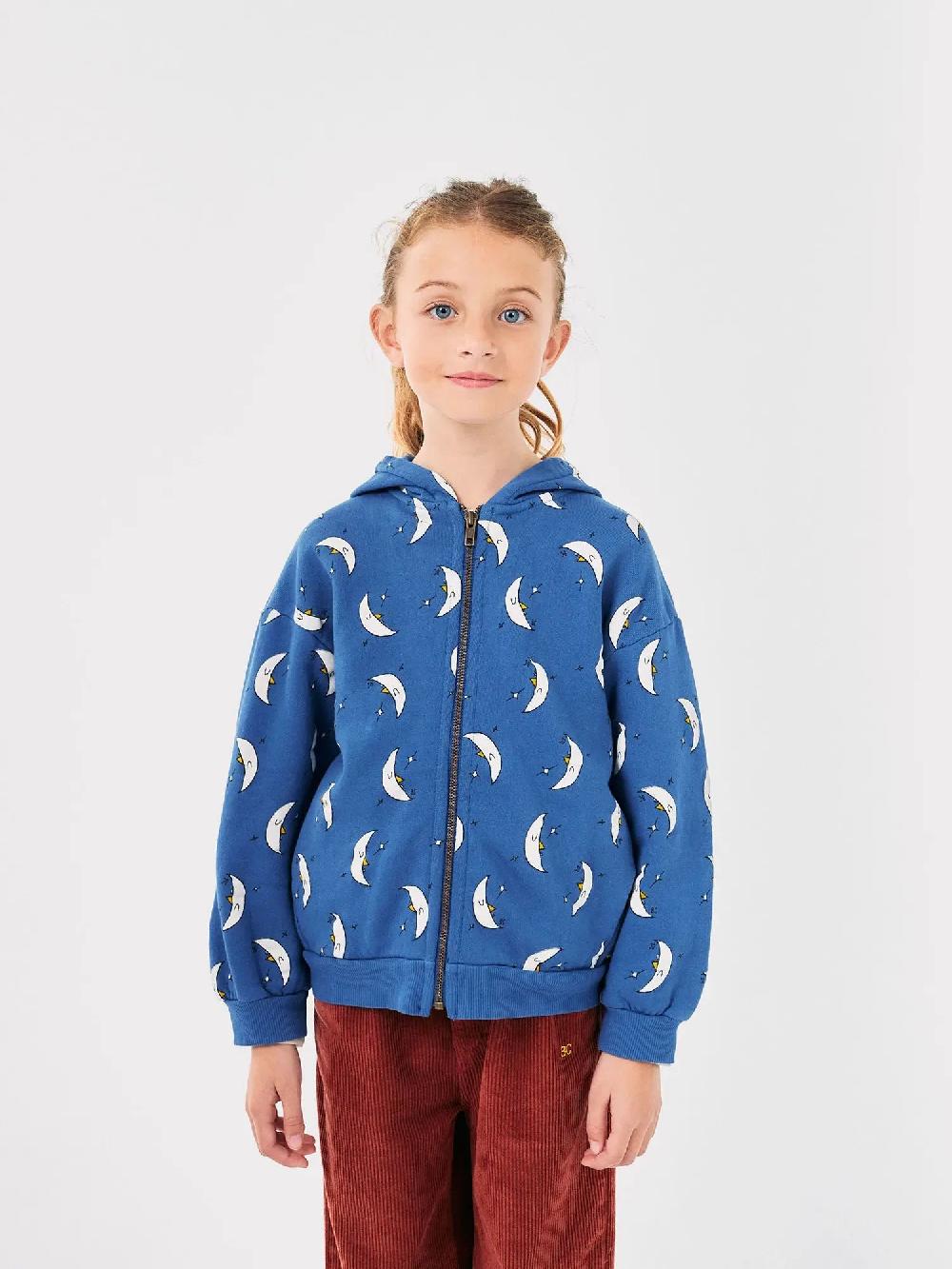 Bobo choses Beneath the Moon all over zipped hoodie