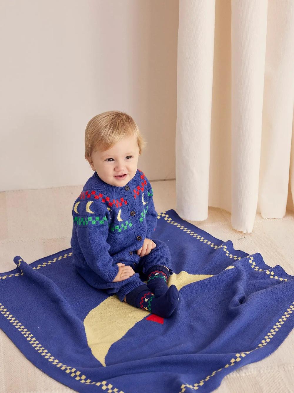 Bobo Choses Beneath The Moon Knitted Overall Gift Set