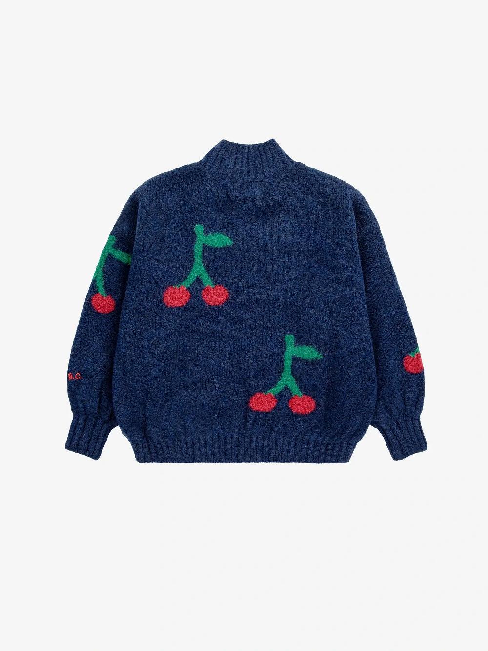 Bobo Choses Bobo Cherry All Over Turtle Neck Jumper